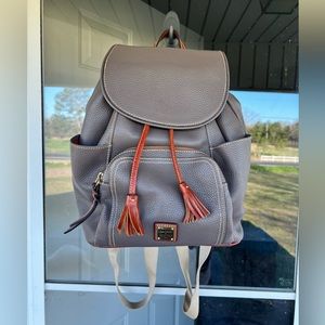 Dooney & Burke Leather Backpack with dust bag
